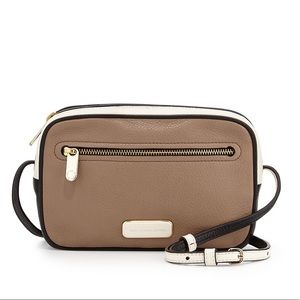 MARC BY MARC JACOBS crossbody brown and white bag
